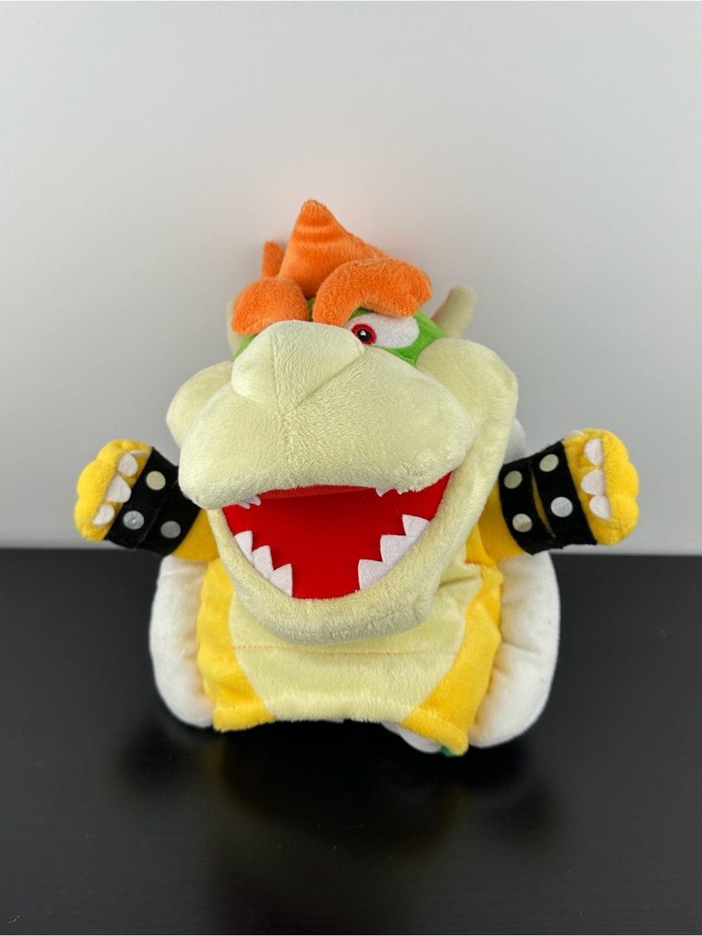 Super Mario Hashtag Collectibles Bowser Hand Puppet Doll 9” Nintendo Plush